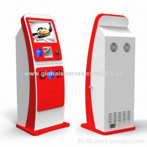 Payment Terminal Kiosk with 17-inch Touch Screen and RFID Card Reader and Wi-Fi Function